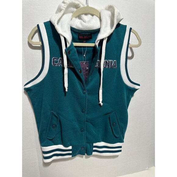 BB Jeans California varsity vest size M NWT - Picture 1 of 6